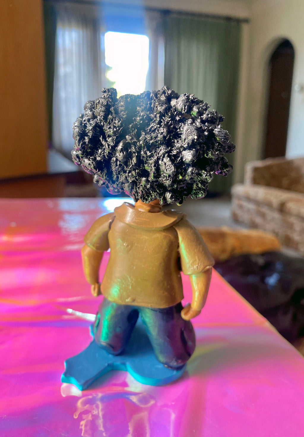 Handmade Huey Freeman Inspired Figure