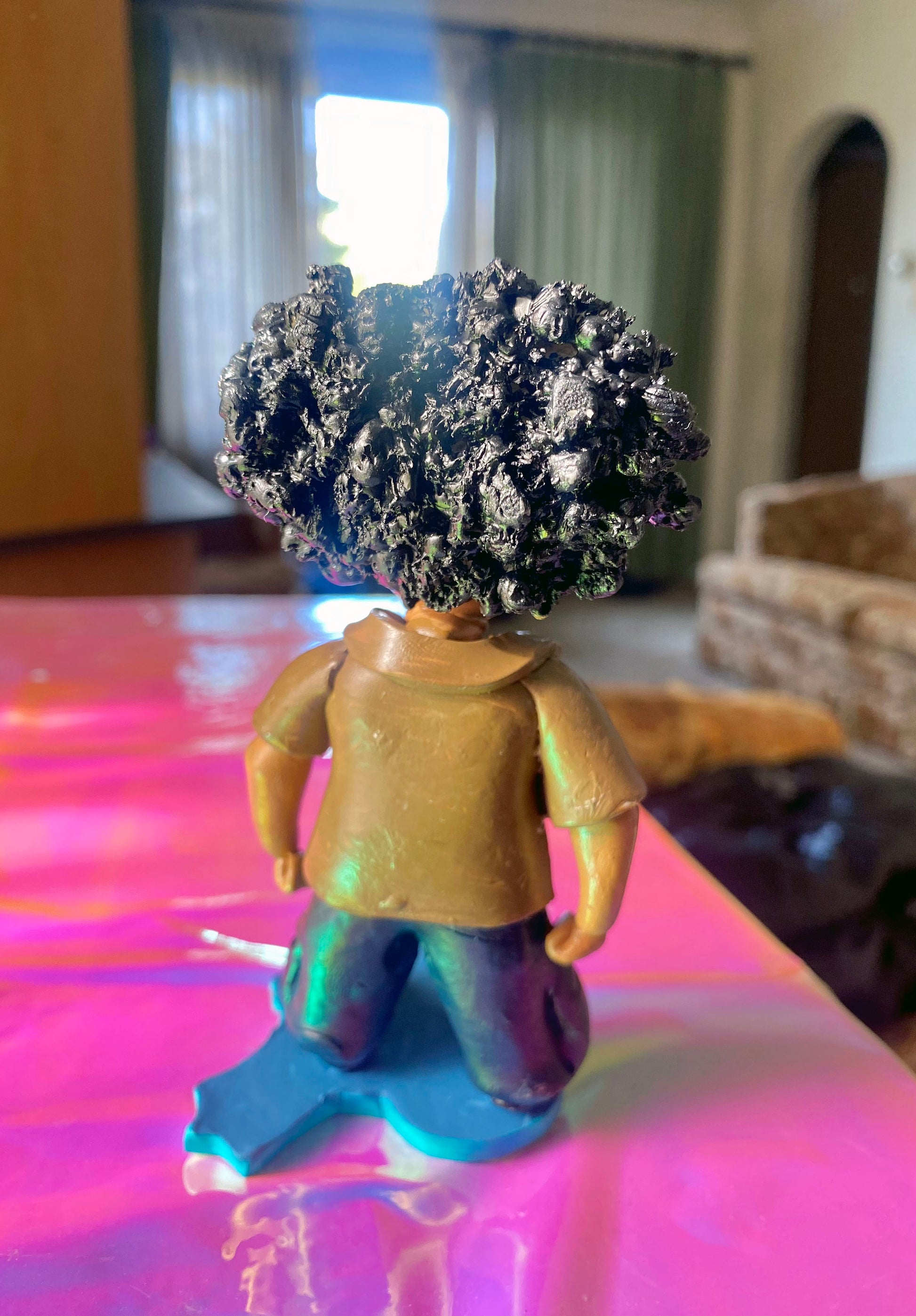 Handmade Huey Freeman Inspired Figure