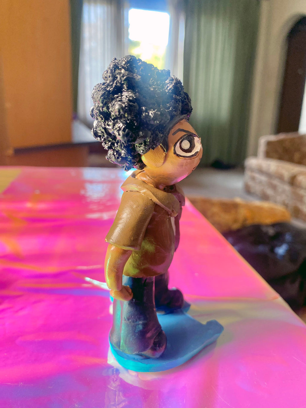 Handmade Huey Freeman Inspired Figure