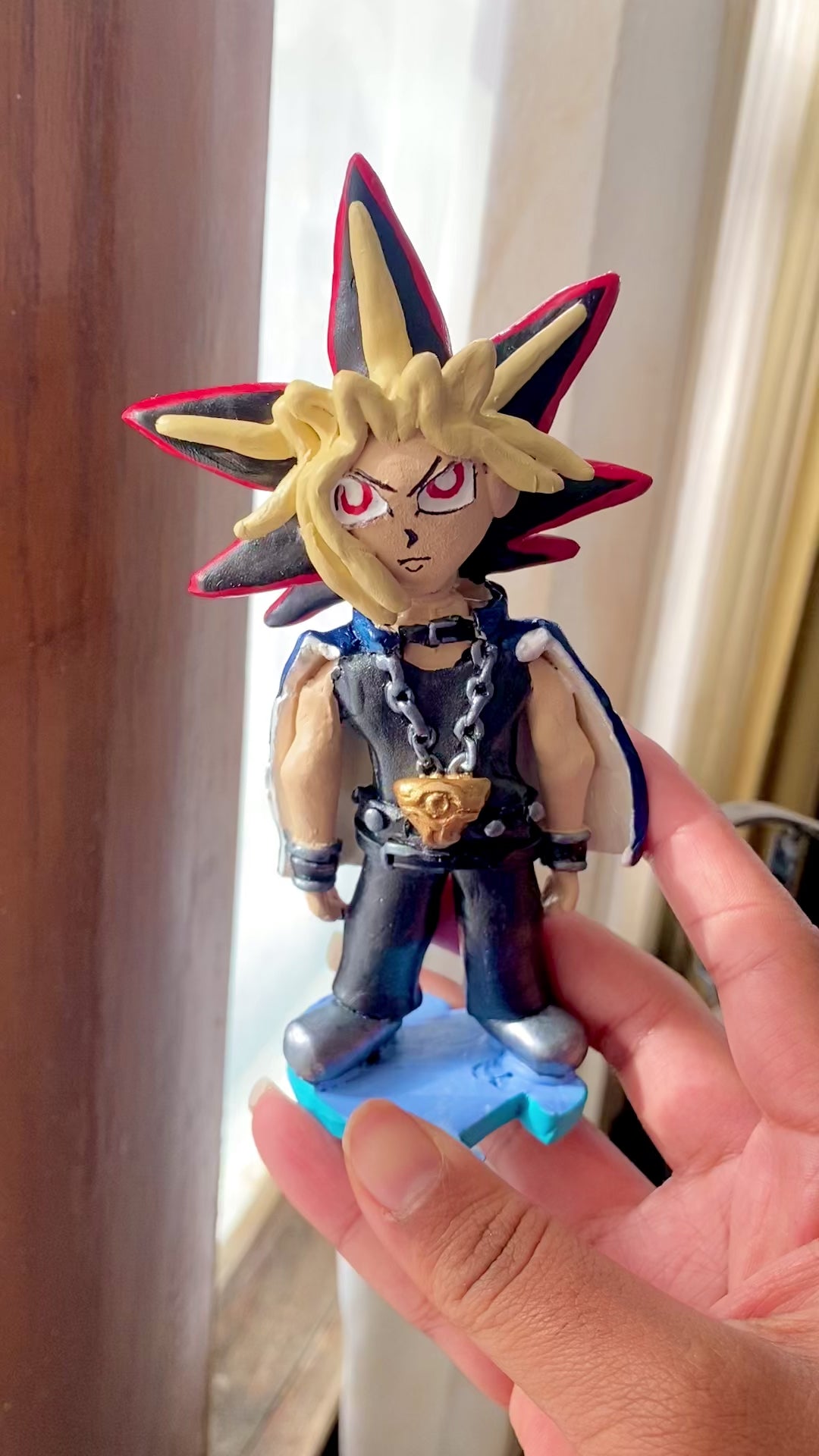 Handsculpted Yami Yugi Inspired Figure