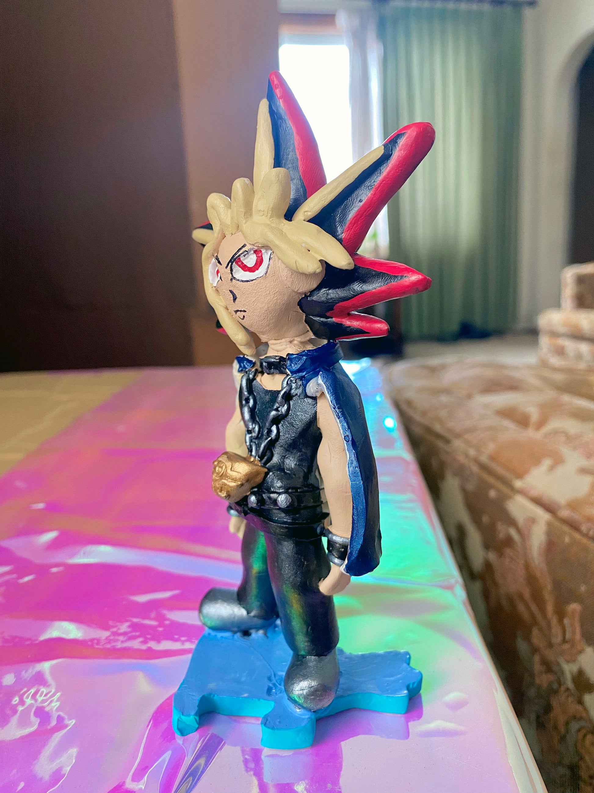 Handsculpted Yami Yugi Inspired Figure